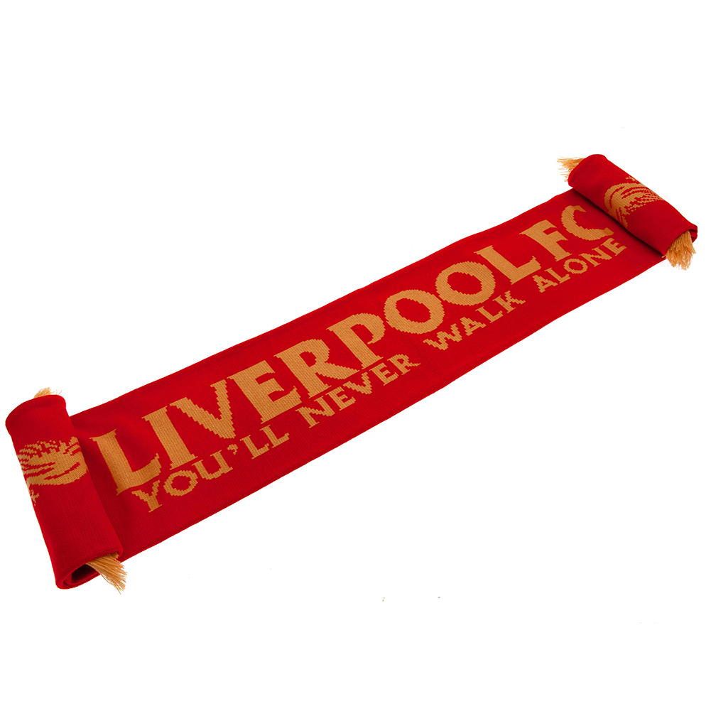 (image for) Liverpool FC Gold Liverbird Scarf