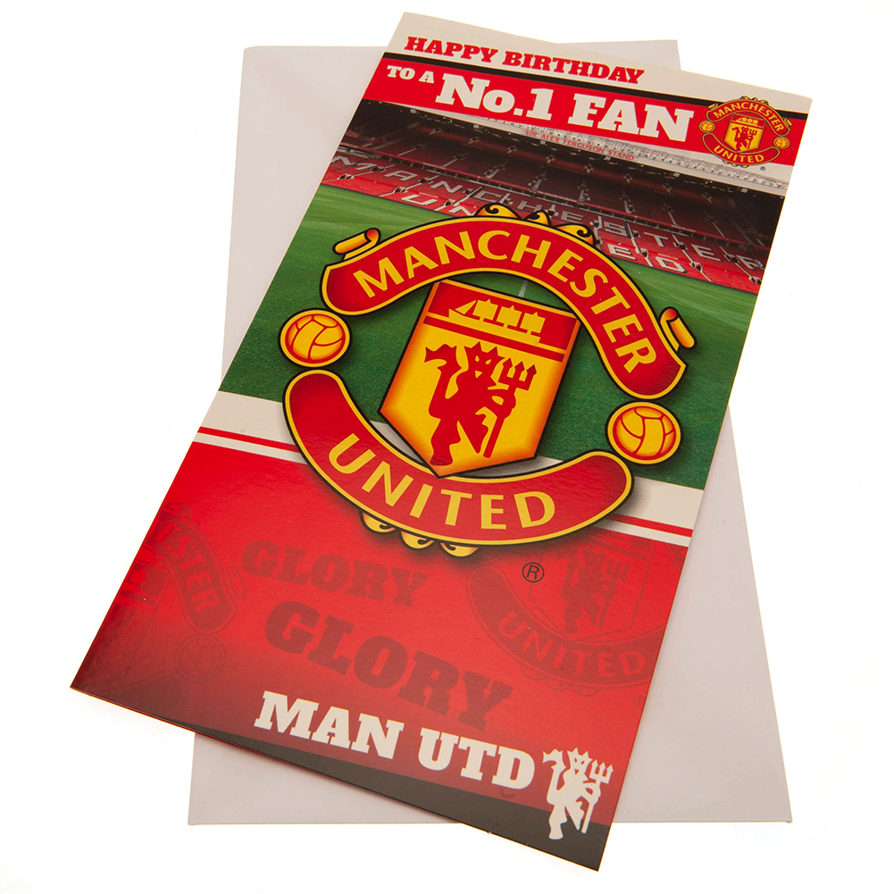 (image for) Manchester United FC No. 1 Fan Birthday Card