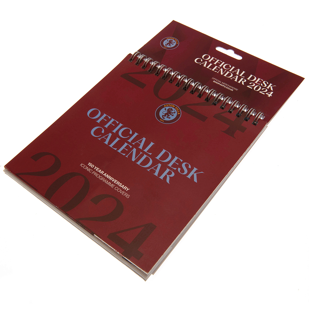 (image for) Aston Villa FC Desktop Calendar 2024