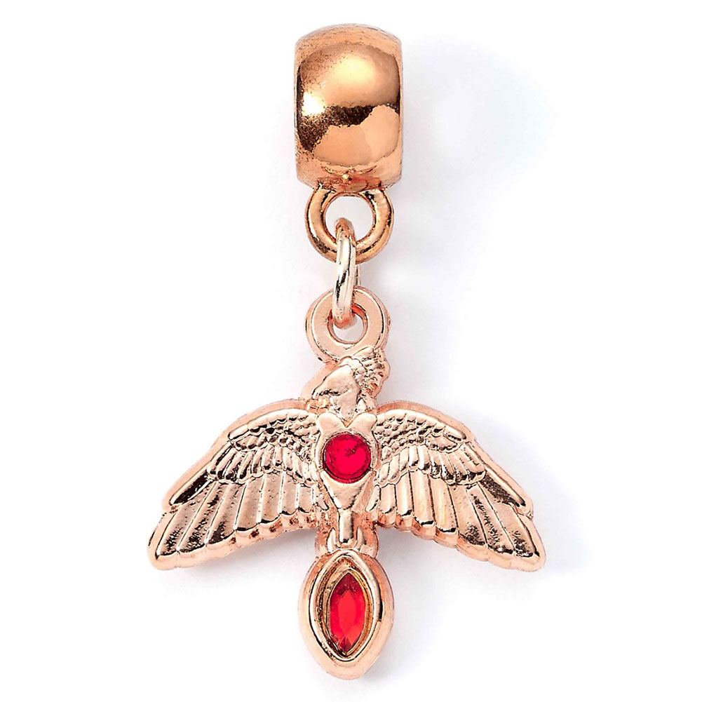 (image for) Harry Potter Rose Gold Plated Fawkes Charm