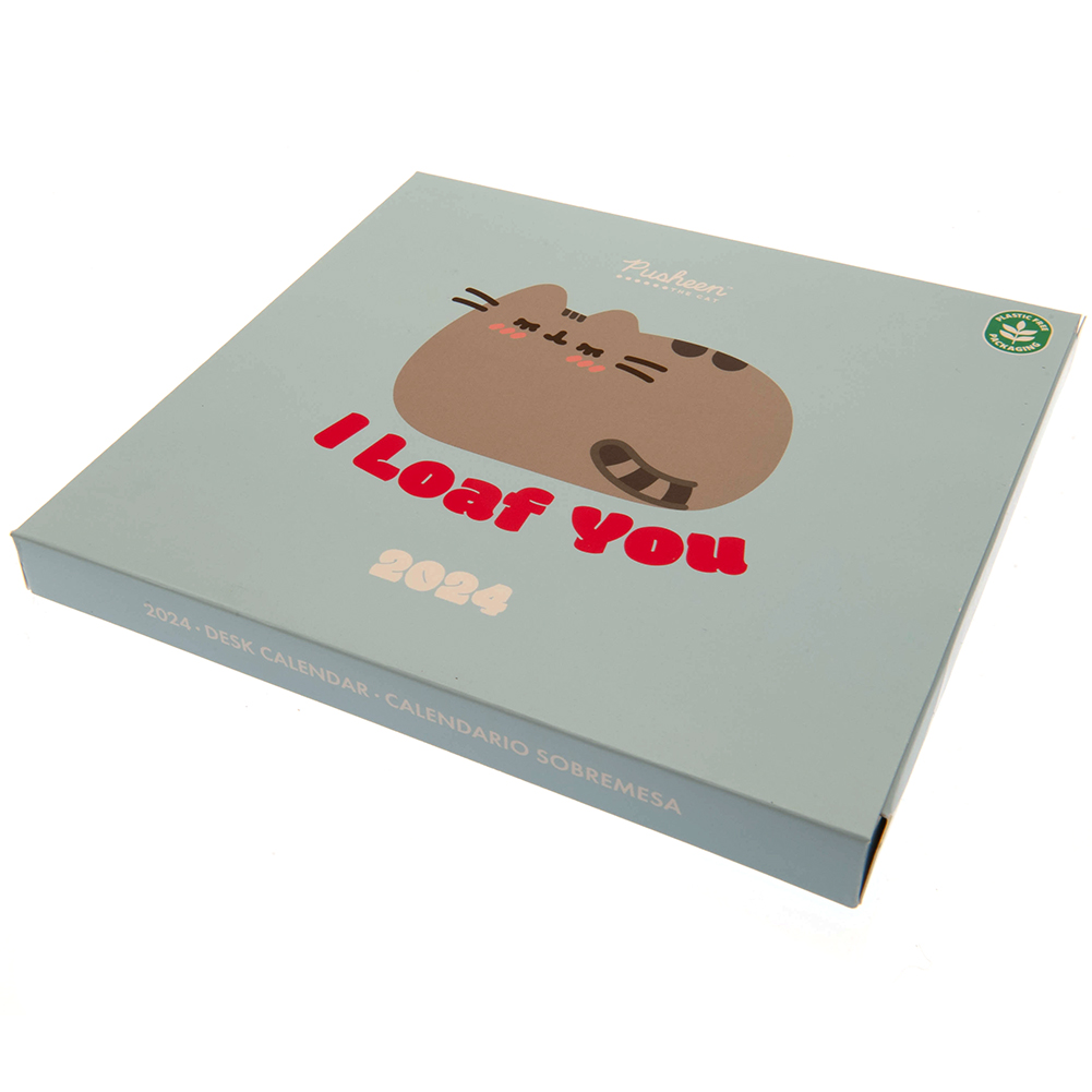 (image for) Pusheen Desktop Calendar 2024