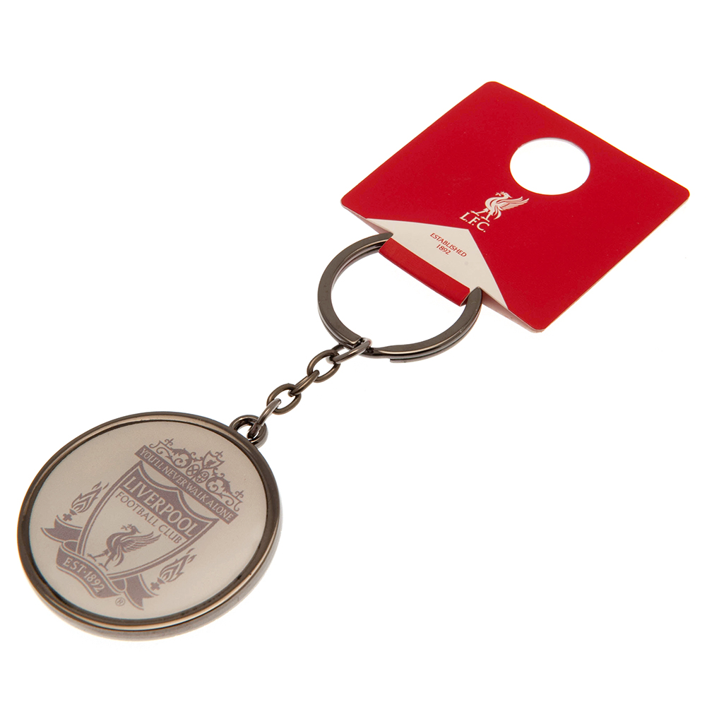 (image for) Liverpool FC Glass Crest Keyring