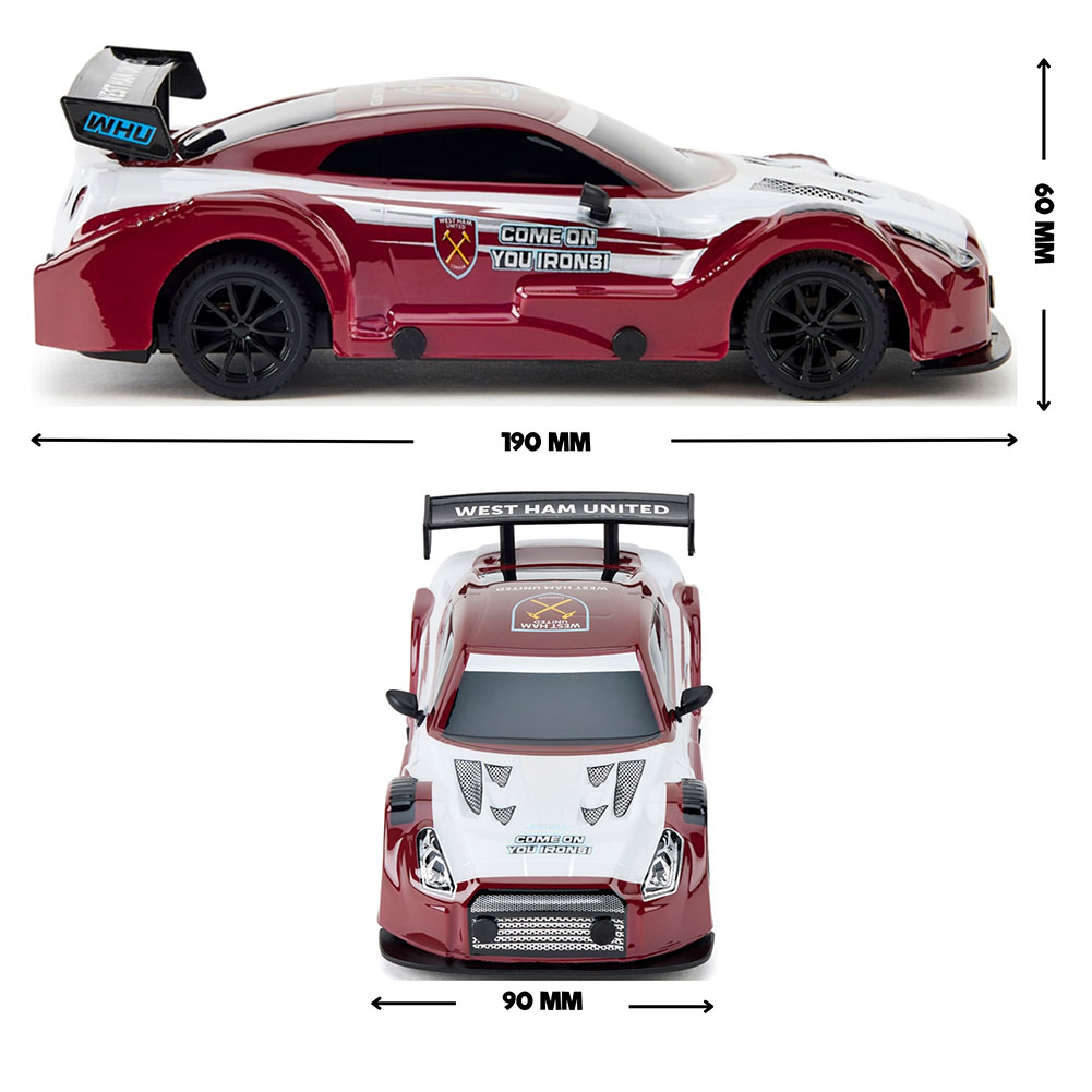 (image for) West Ham United FC Radio Control Sportscar 1:24 Scale