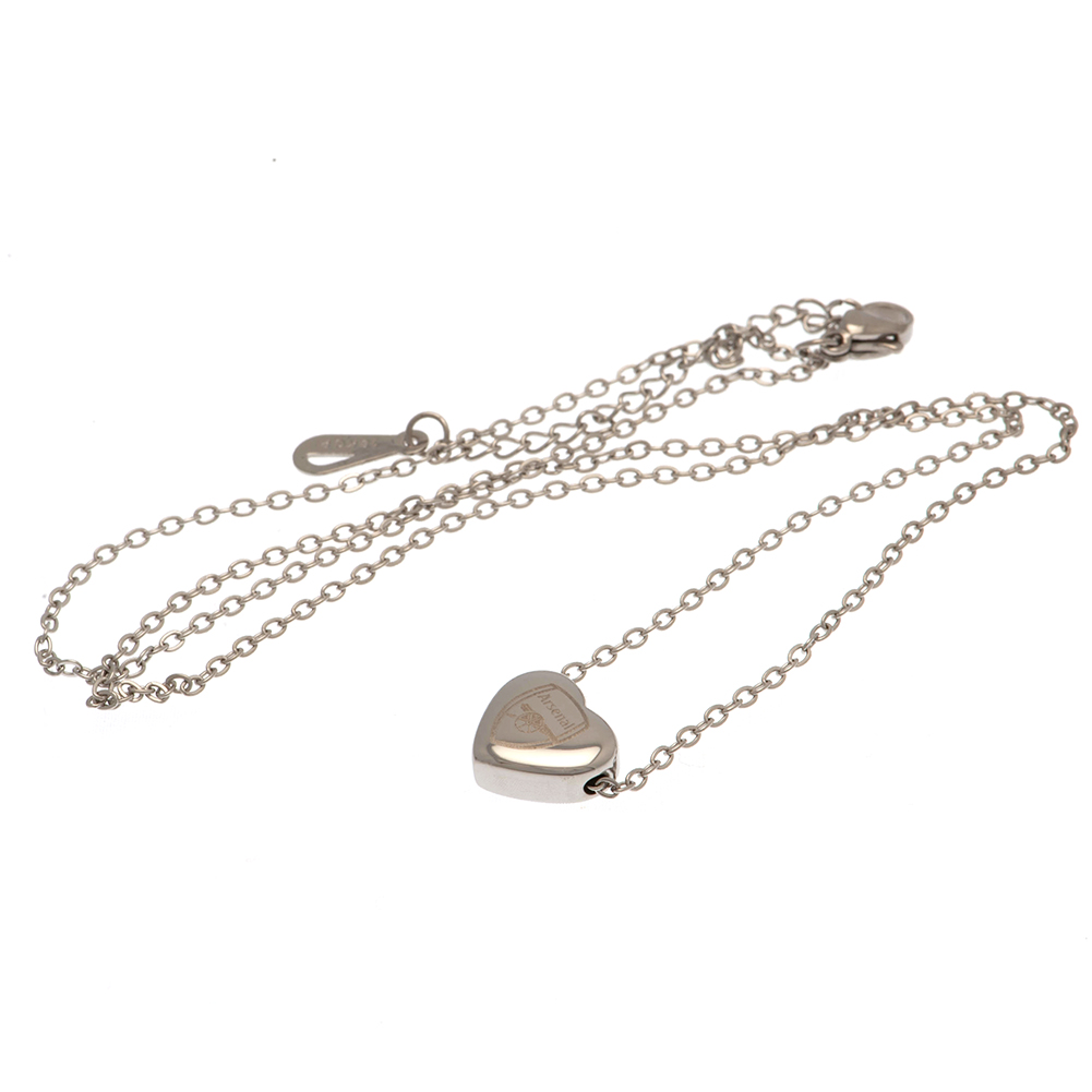 (image for) Arsenal FC Stainless Steel Heart Necklace