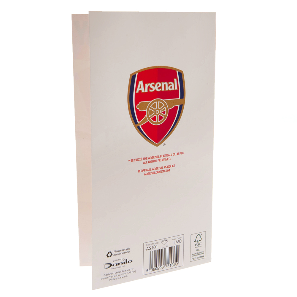 (image for) Arsenal FC Retro Shirt Birthday Card