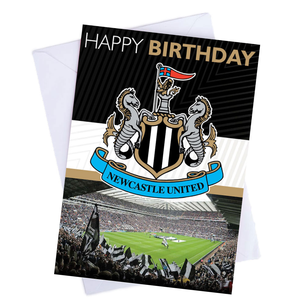 (image for) Newcastle United FC Musical Birthday Card