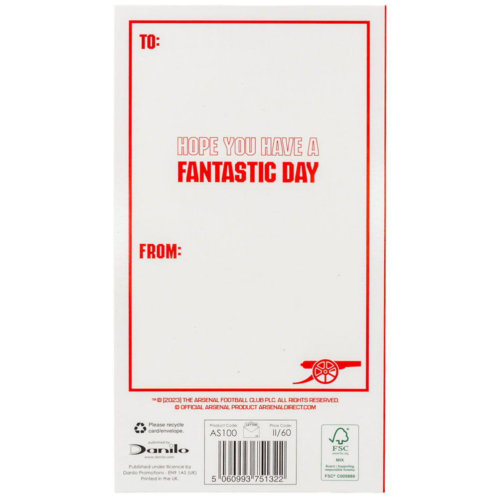 (image for) Arsenal FC Crest Birthday Card