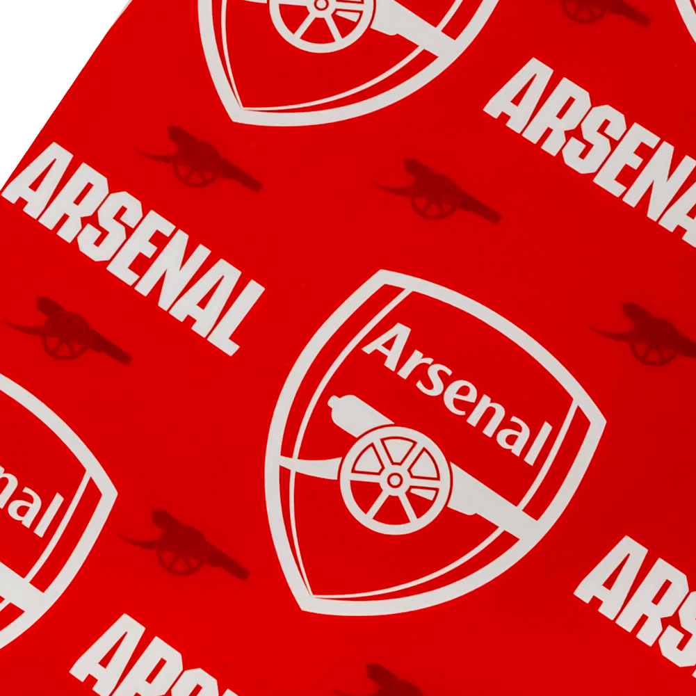 (image for) Arsenal FC Text Gift Wrap