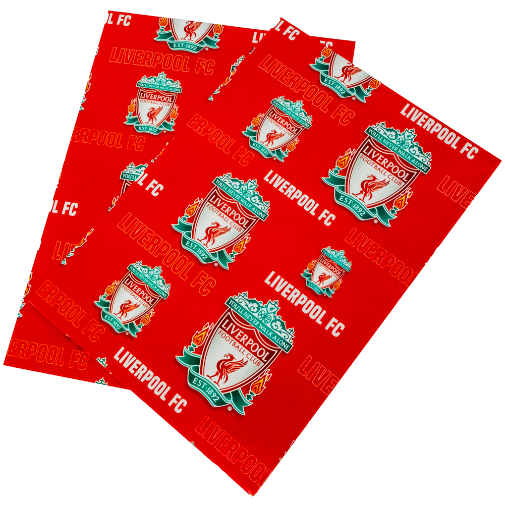 (image for) Liverpool FC Text Gift Wrap