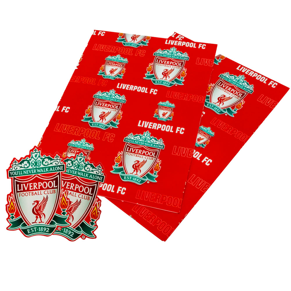 (image for) Liverpool FC Text Gift Wrap