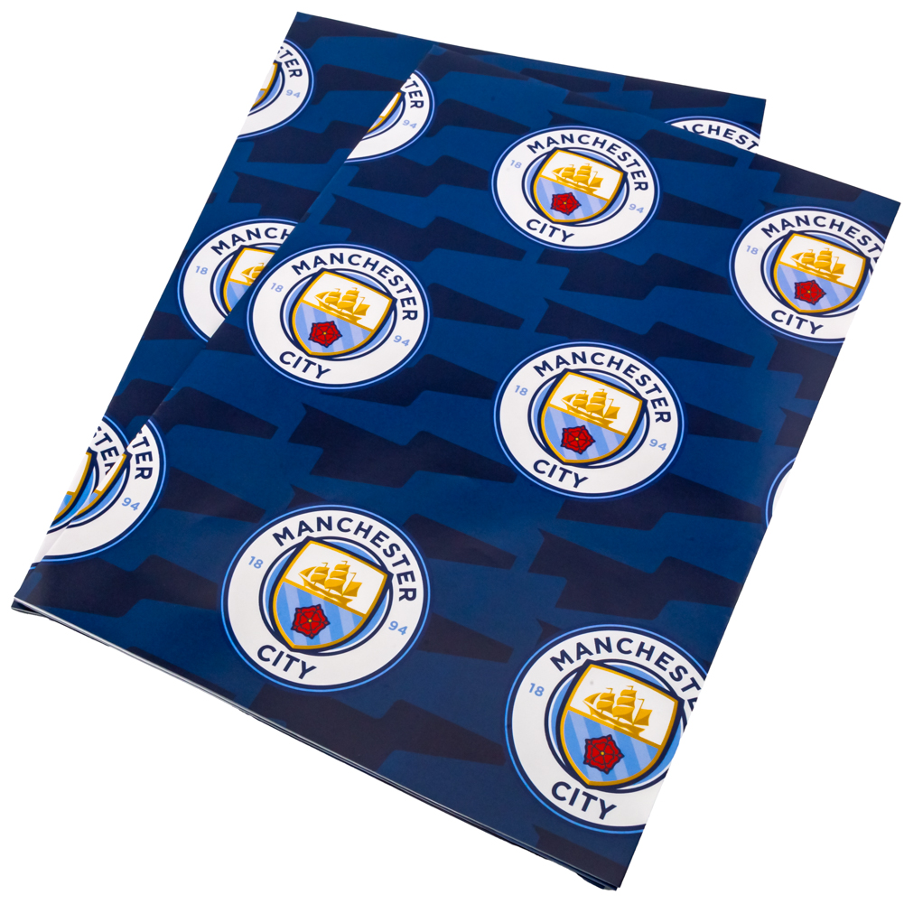 (image for) Manchester City FC Text Gift Wrap