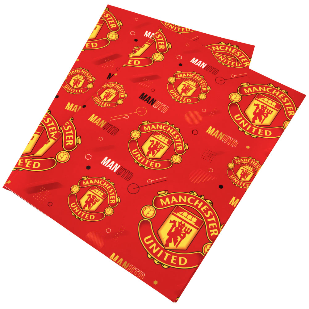 (image for) Manchester United FC Text Gift Wrap