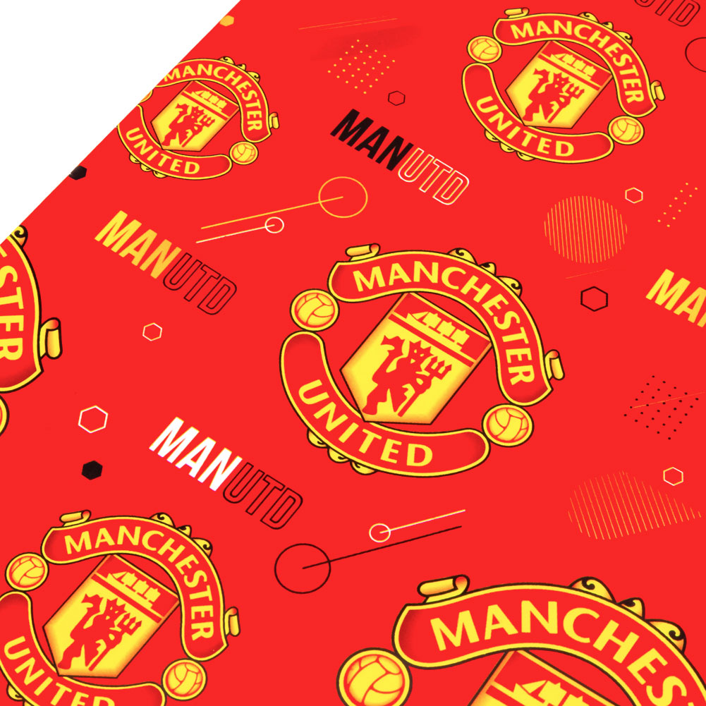 (image for) Manchester United FC Text Gift Wrap