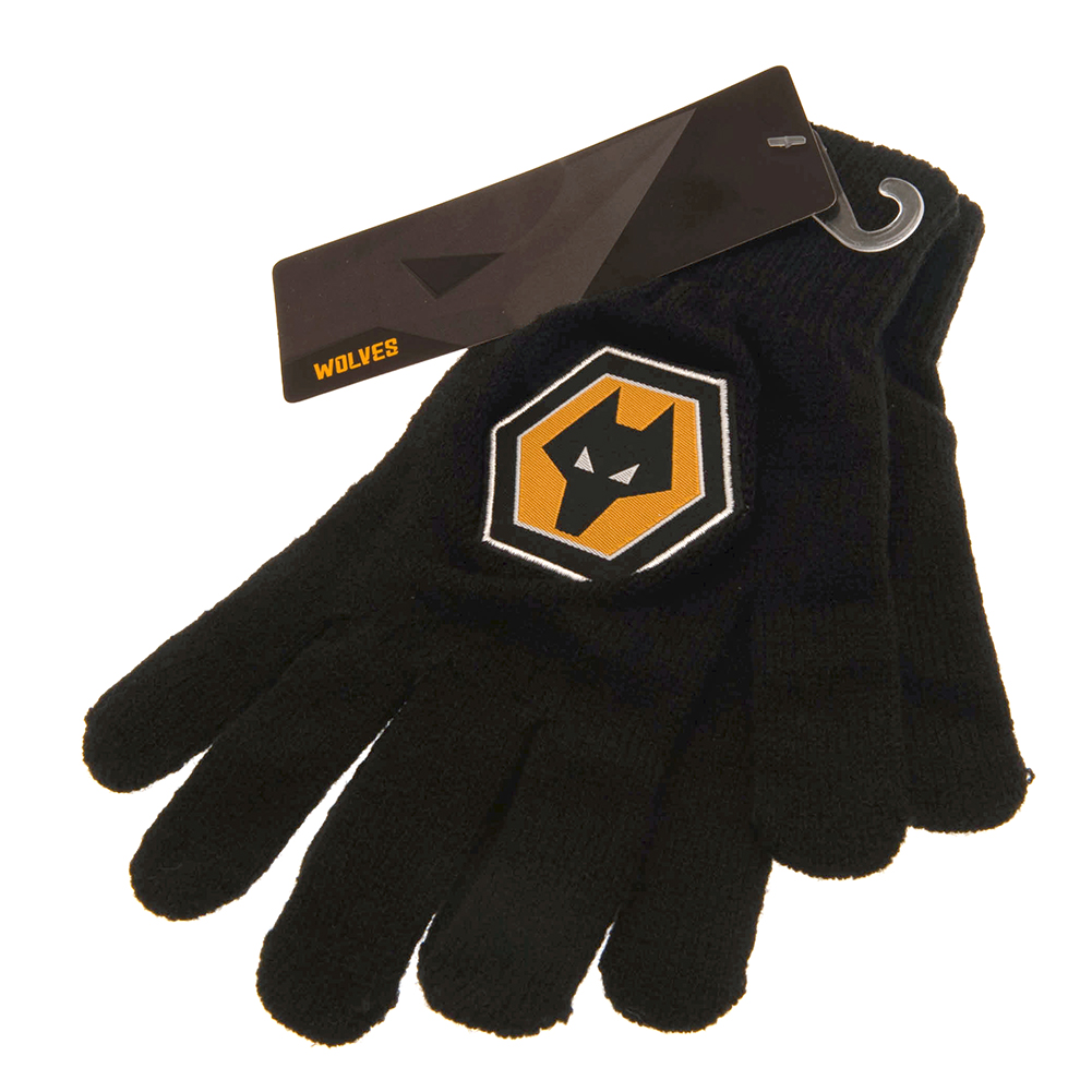 (image for) Wolverhampton Wanderers FC Knitted Gloves Junior