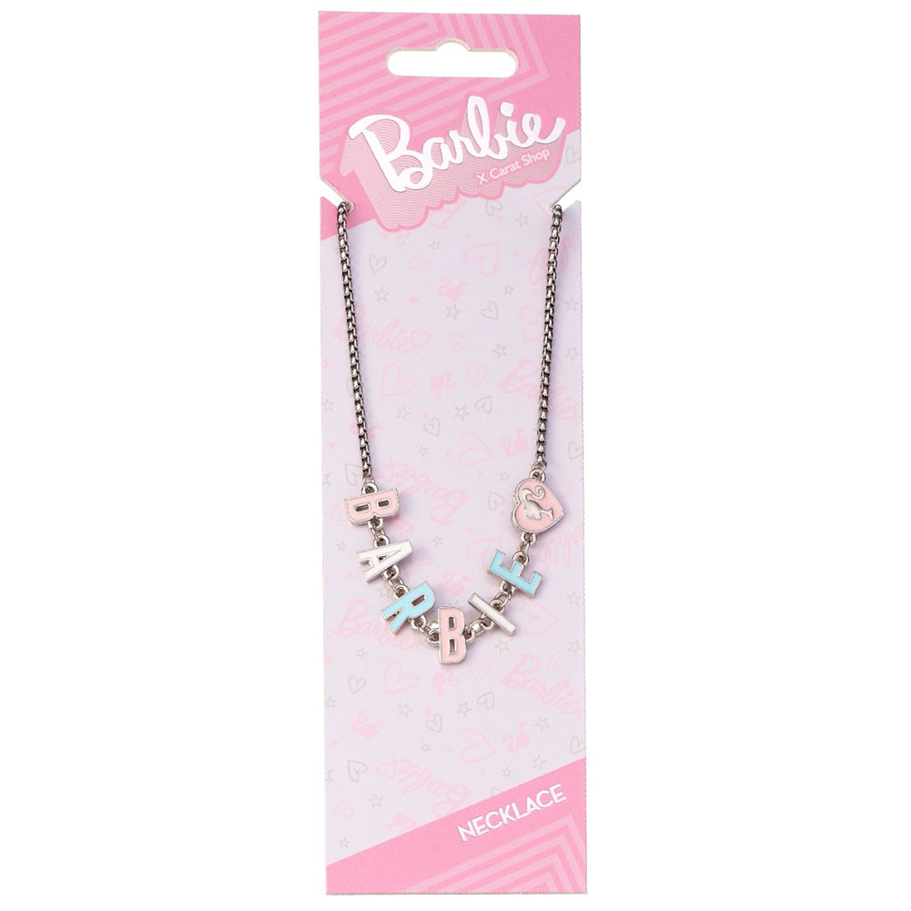 (image for) Barbie Silver Plated Enamel Letter Necklace