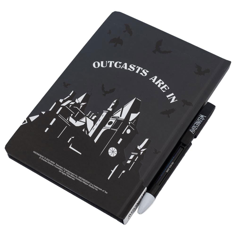 (image for) Wednesday Notebook & Pen Set