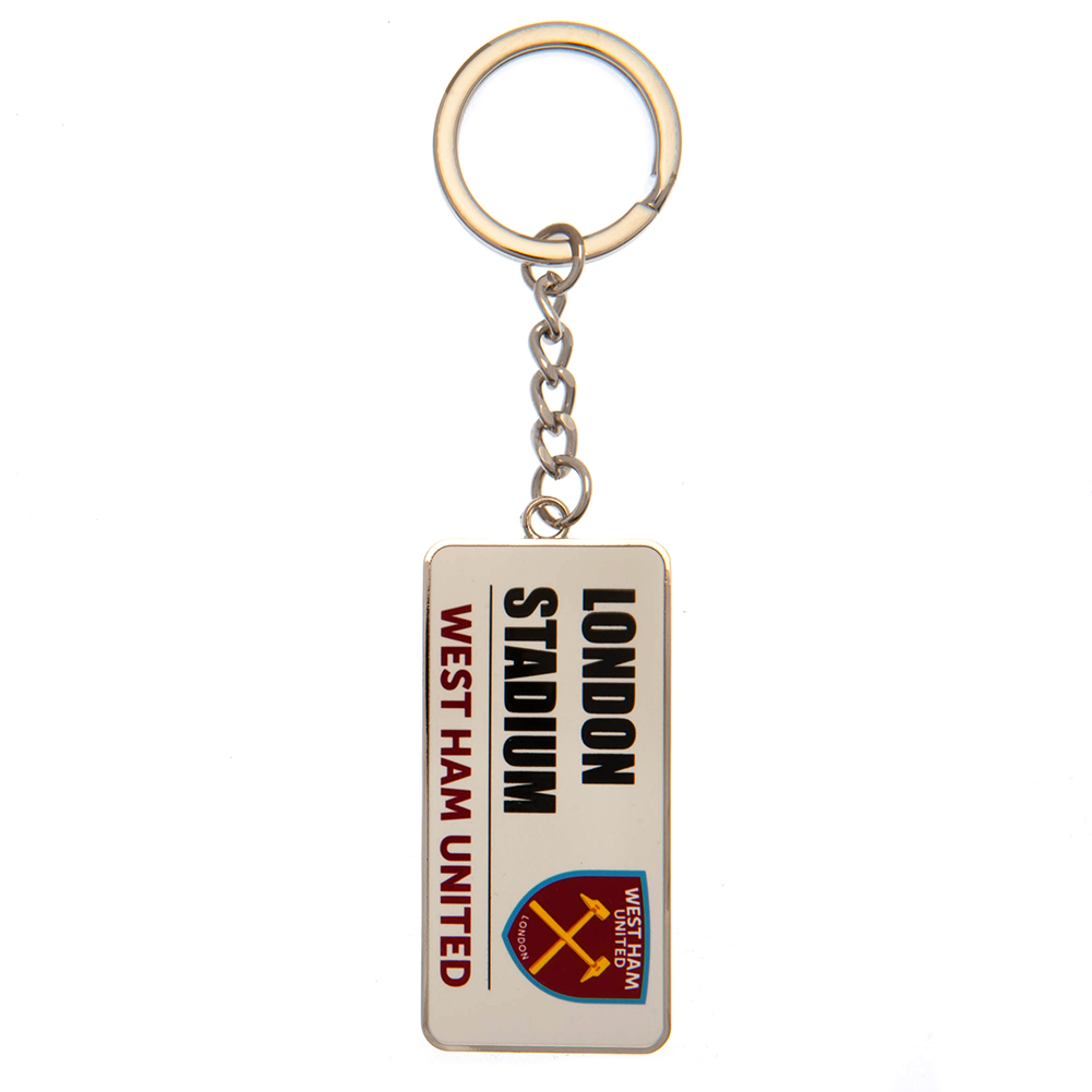 (image for) West Ham United FC Street Sign Keyring