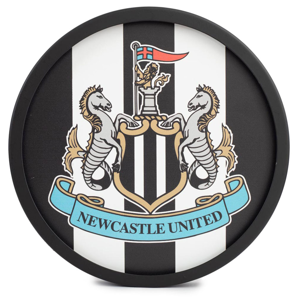 (image for) Newcastle United FC Metal LED Logo Sign