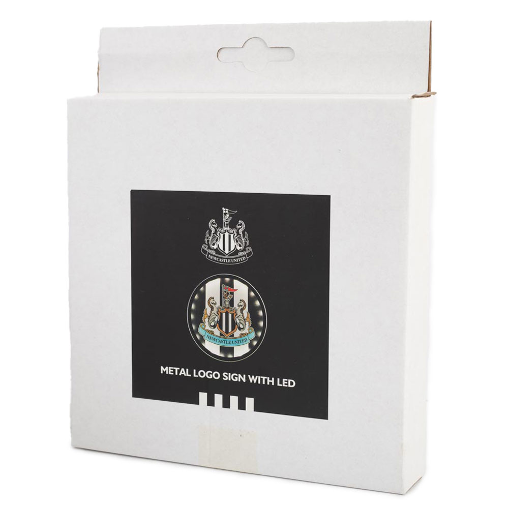 (image for) Newcastle United FC Metal LED Logo Sign