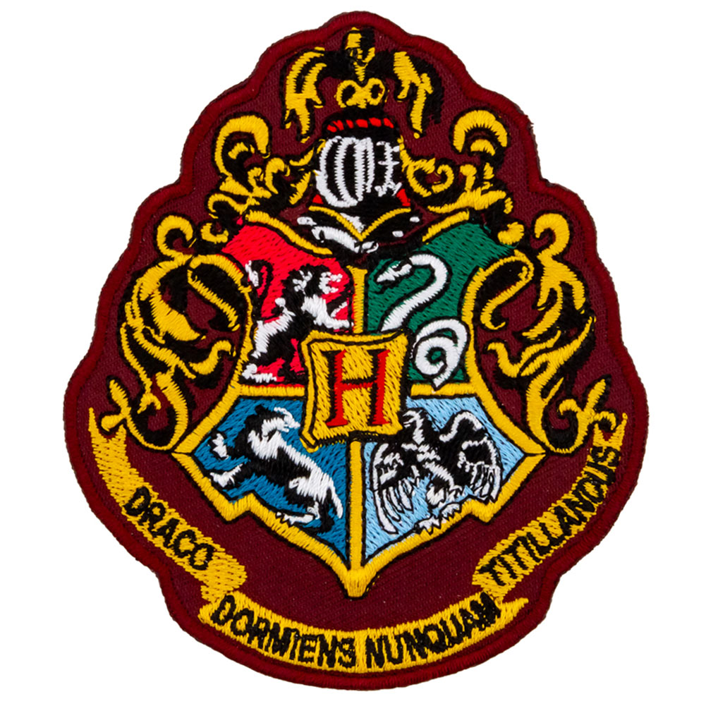(image for) Harry Potter Iron-On Patch Hogwarts Crest