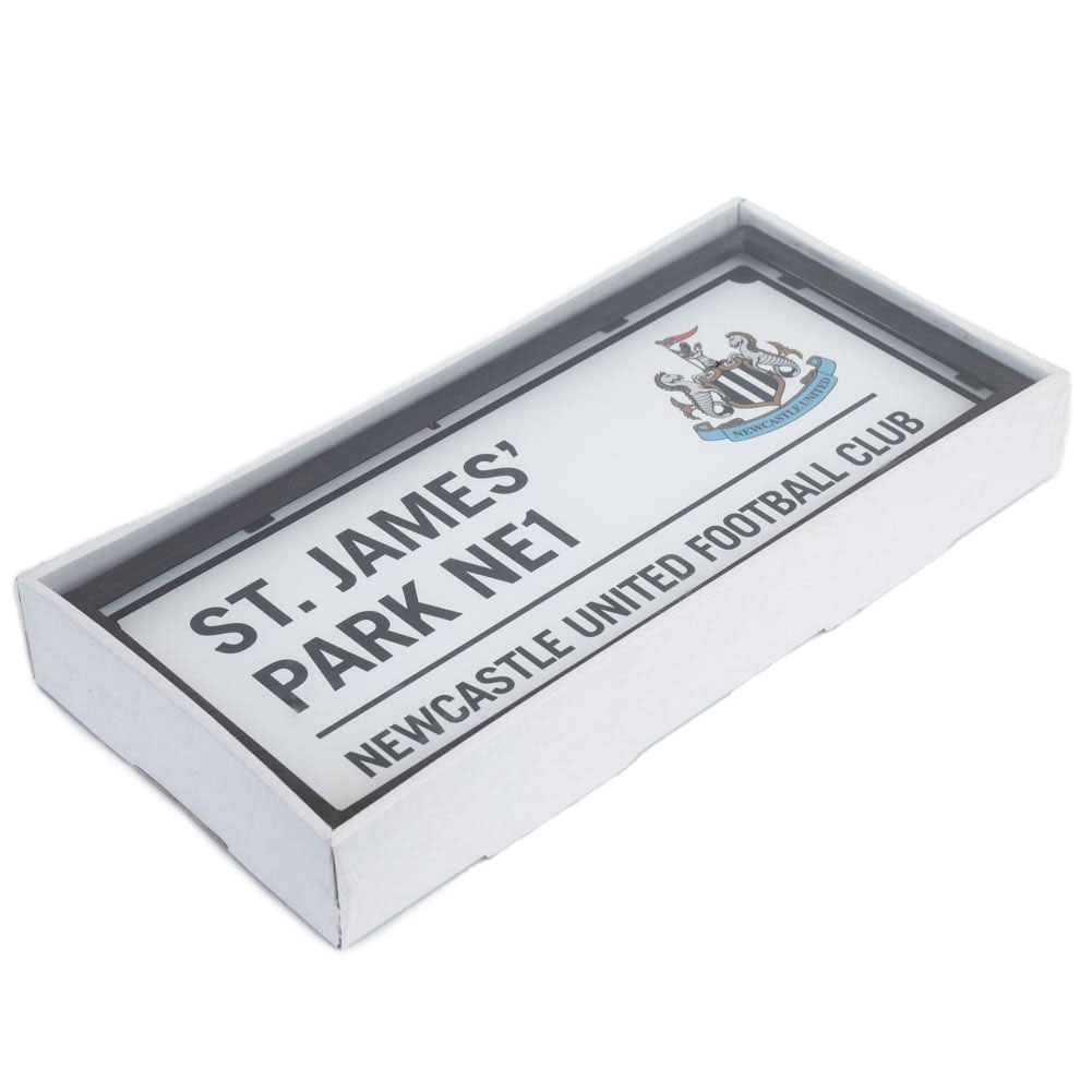 (image for) Newcastle United FC Metal LED Street Sign