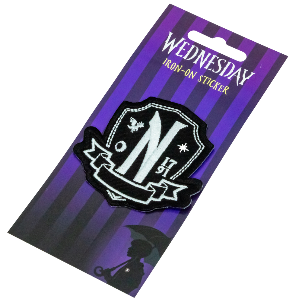 (image for) Wednesday Iron-On Patch