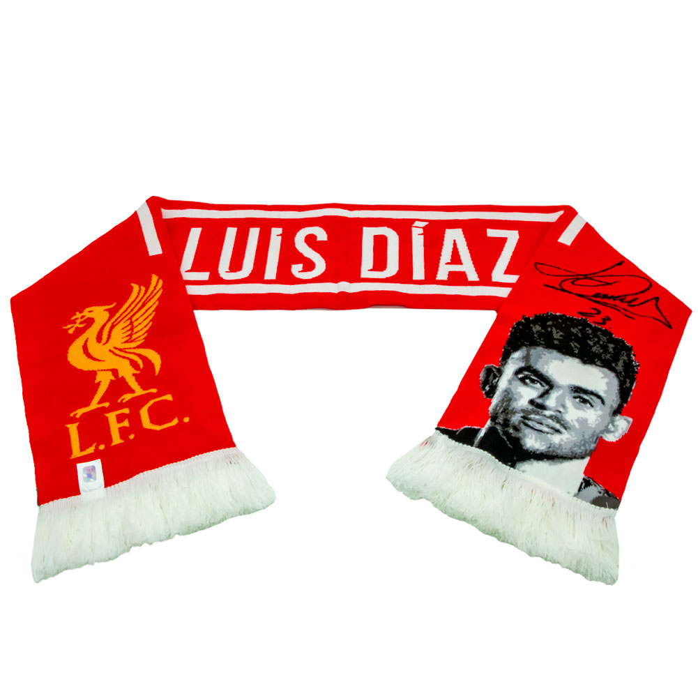 (image for) Liverpool FC Luis Diaz Scarf