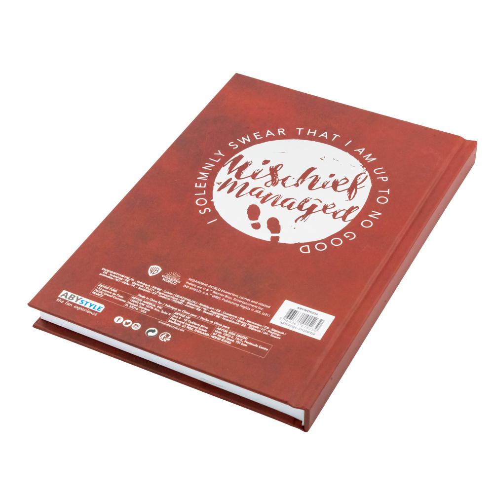 (image for) Harry Potter Premium Notebook Marauders Map