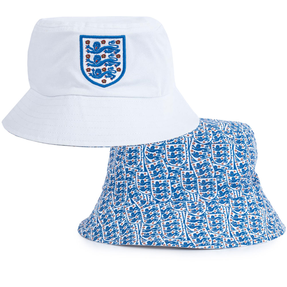(image for) England FA Reversible White Bucket Hat