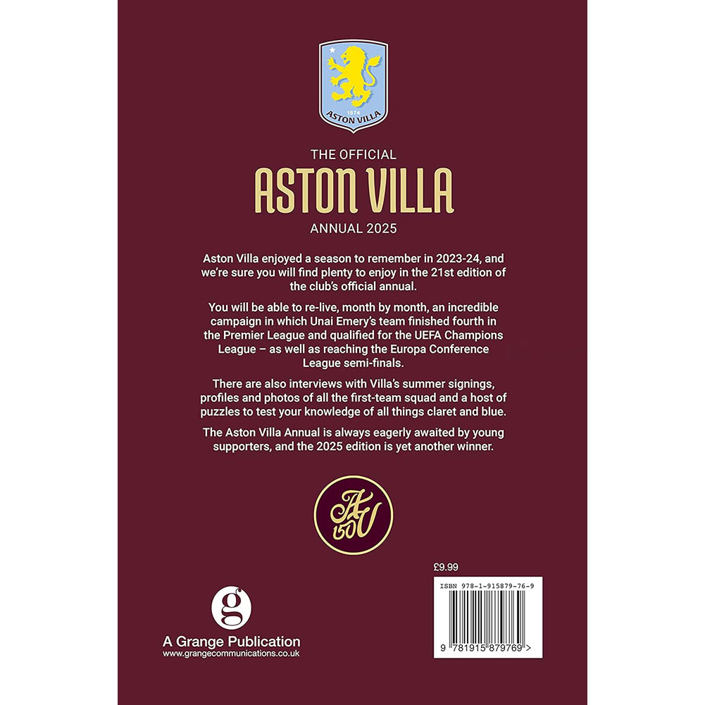 (image for) Aston Villa FC Annual 2025