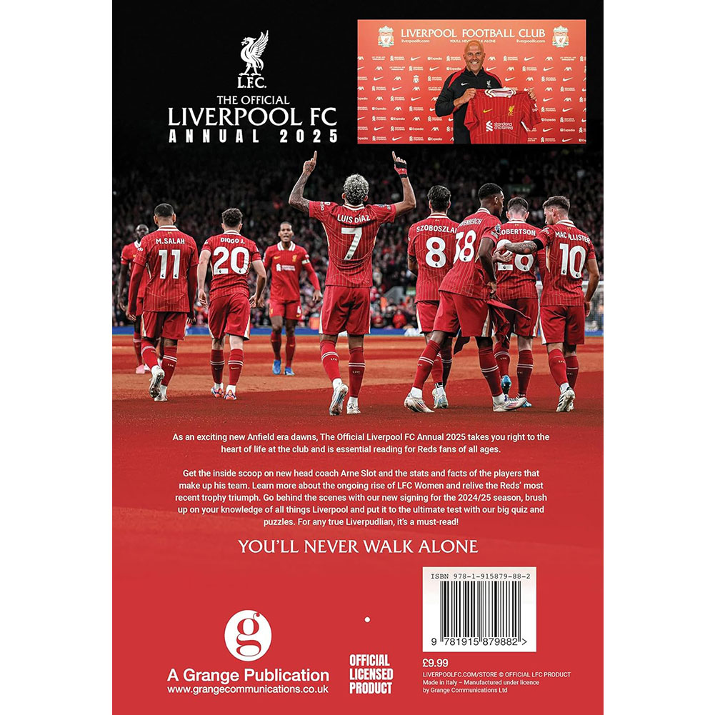 (image for) Liverpool FC Annual 2025