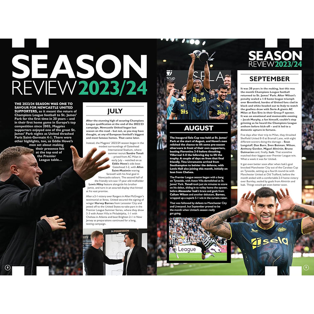 (image for) Newcastle United FC Annual 2025