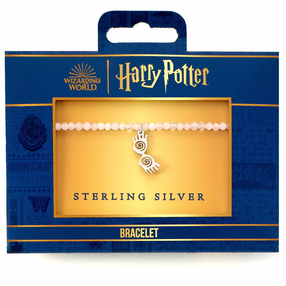 (image for) Harry Potter Stone Bracelet With Sterling Silver Luna Spectrespecs Charm