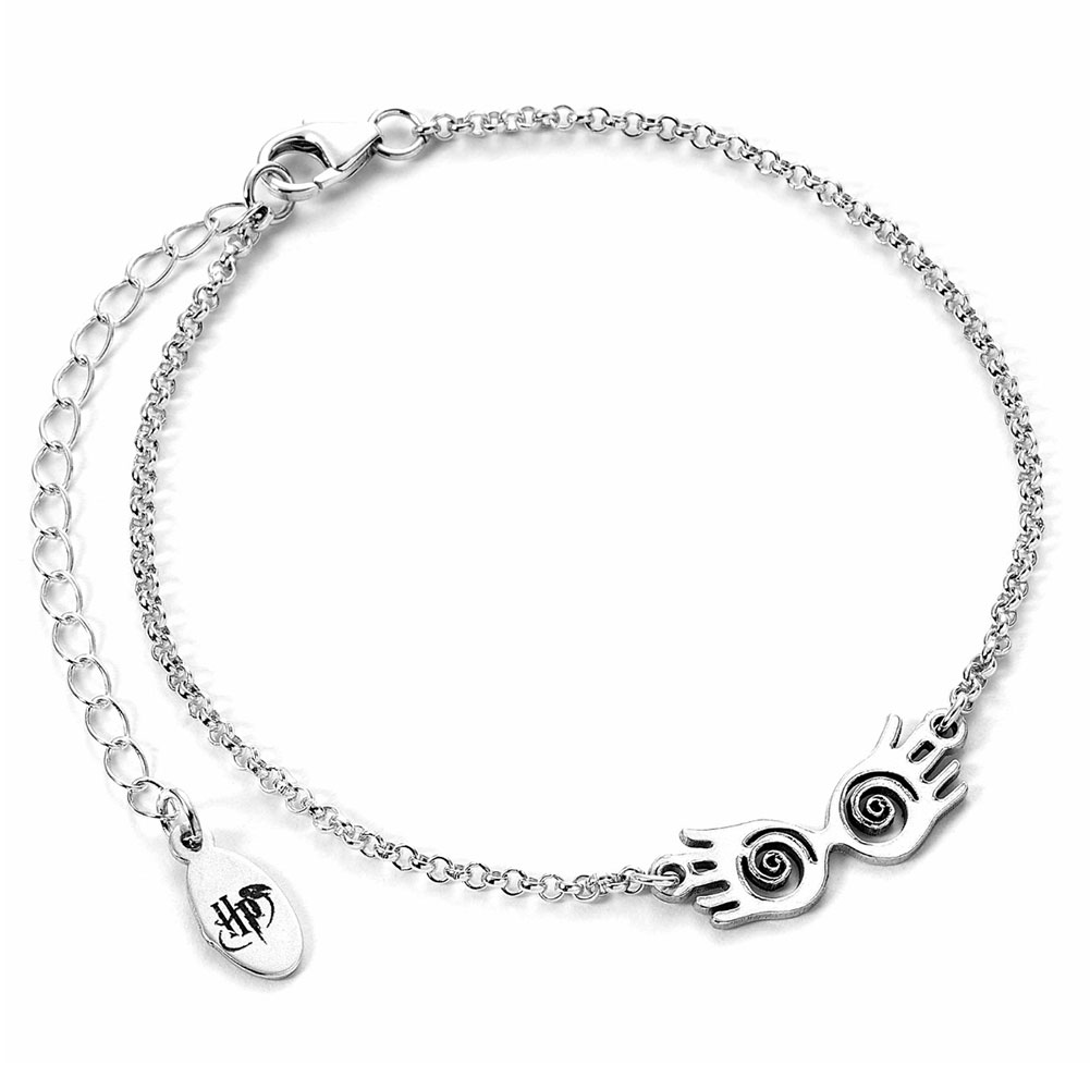 (image for) Harry Potter Sterling Silver Luna Spectrespecs Charm Bracelet