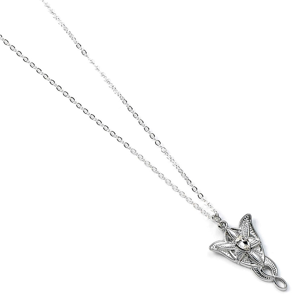 (image for) The Lord Of The Rings Silver Plated Evenstar Necklace