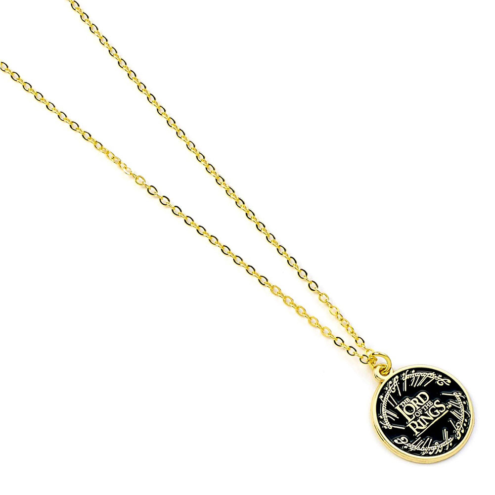 (image for) The Lord Of The Rings Gold Plated Logo Necklace