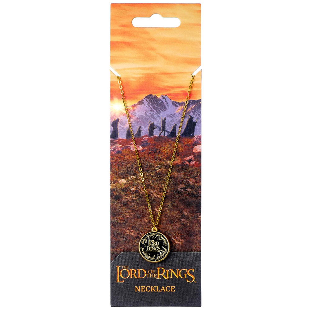 (image for) The Lord Of The Rings Gold Plated Logo Necklace