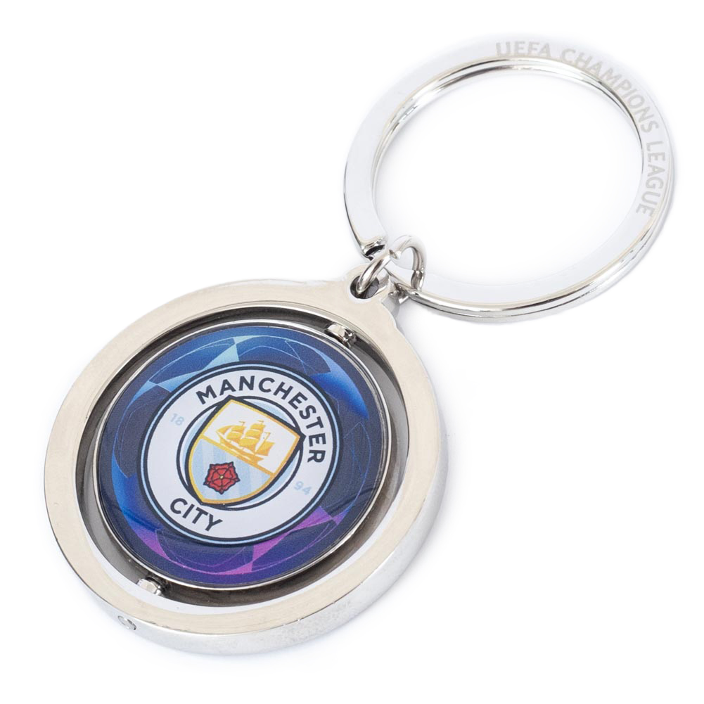 (image for) Manchester City FC UCL Spinner Keyring