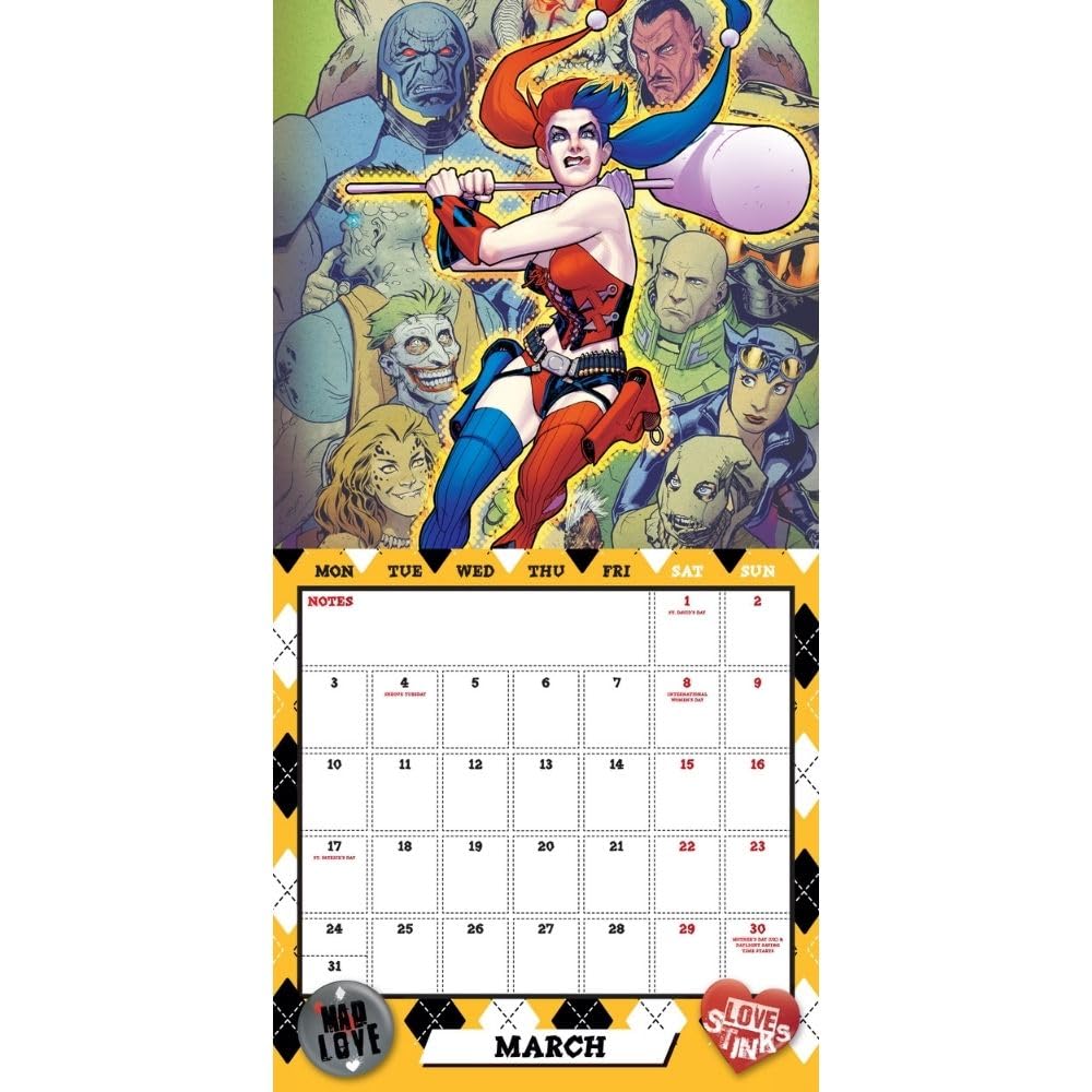 (image for) Harley Quinn Square Calendar 2025