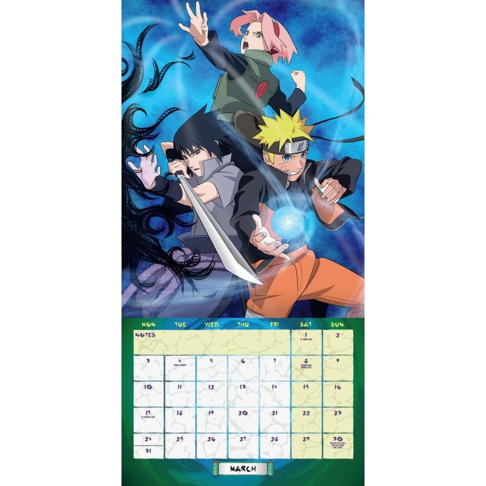 (image for) Naruto: Shippuden Square Calendar 2025