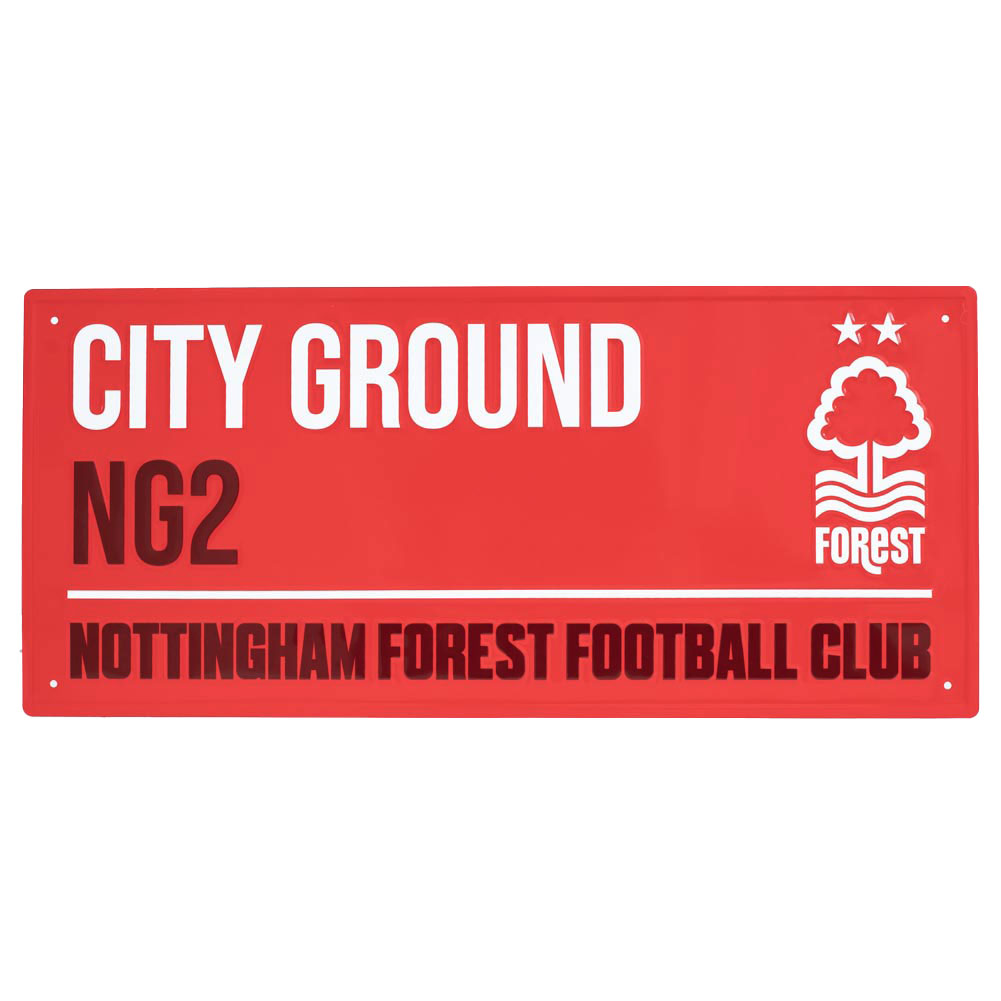 (image for) Nottingham Forest FC Colour Street Sign