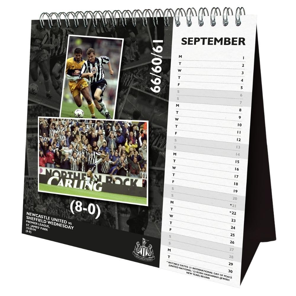 (image for) Newcastle United FC Desktop Calendar 2025