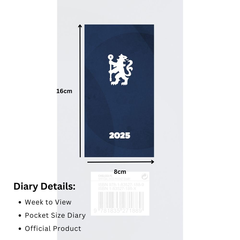 (image for) Chelsea FC Slim Diary 2025