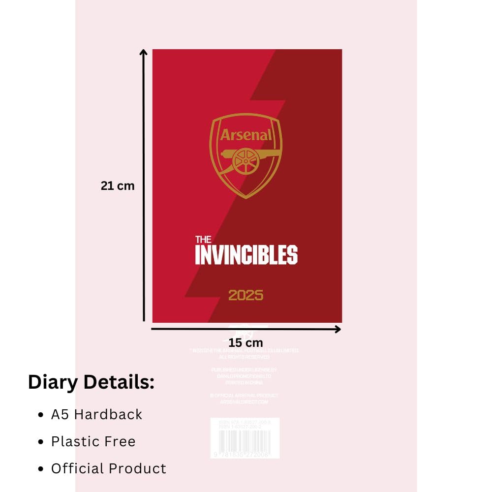 (image for) Arsenal FC A5 Diary 2025
