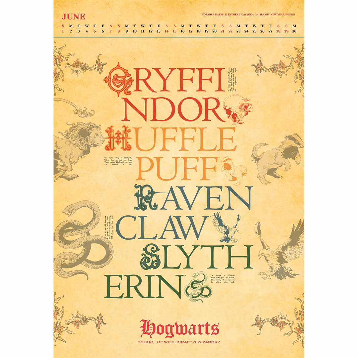 (image for) Harry Potter Deluxe Calendar 2025