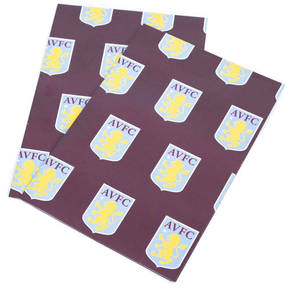 (image for) Aston Villa FC Text Gift Wrap
