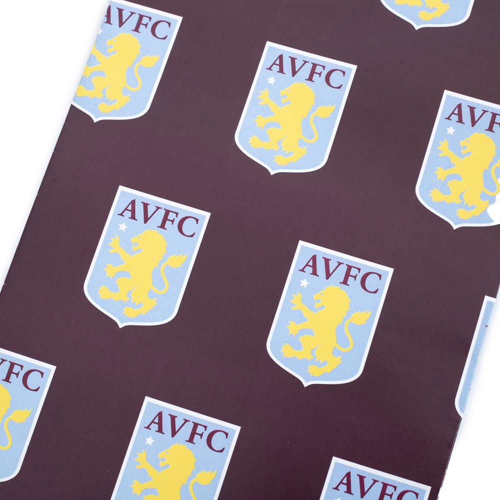 (image for) Aston Villa FC Text Gift Wrap