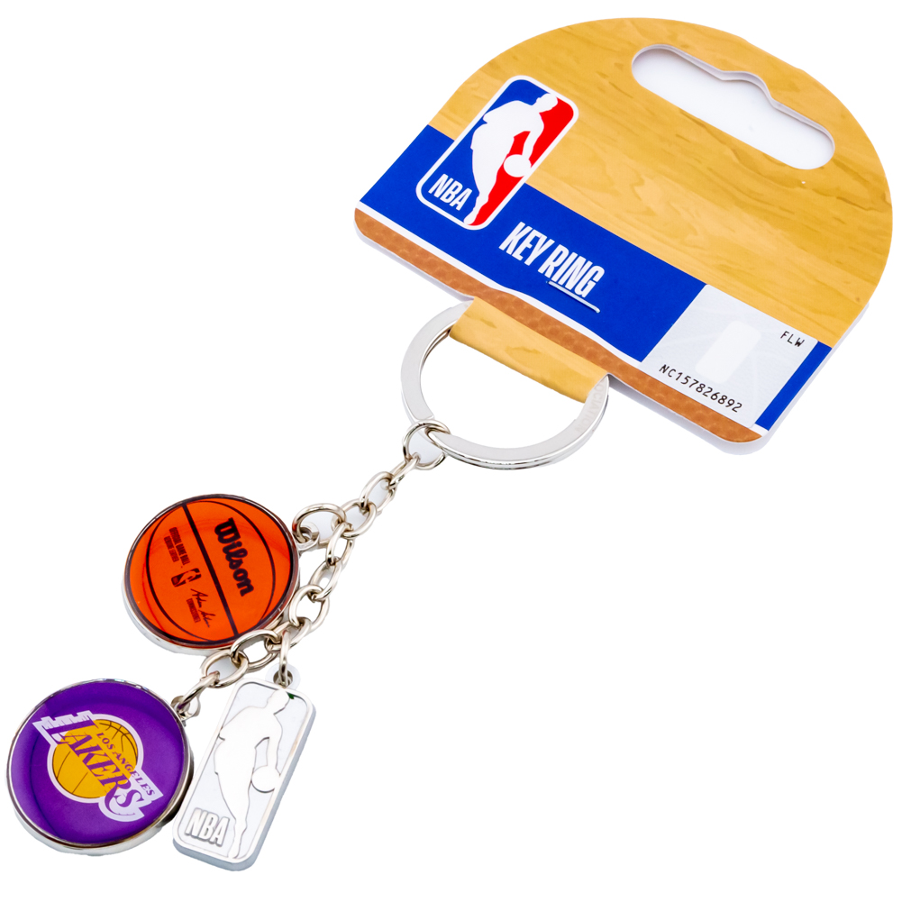 (image for) Los Angeles Lakers Charm Keyring