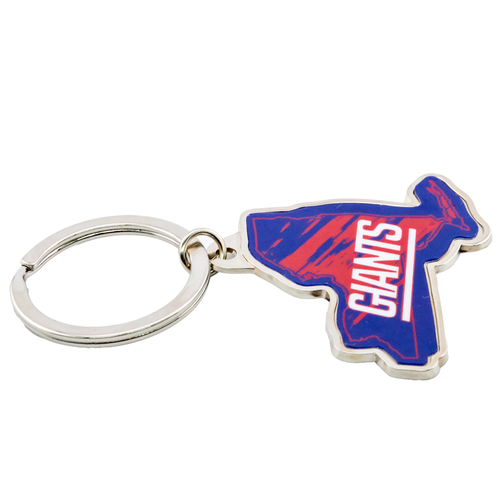 (image for) New York Giants State Shape Keyring
