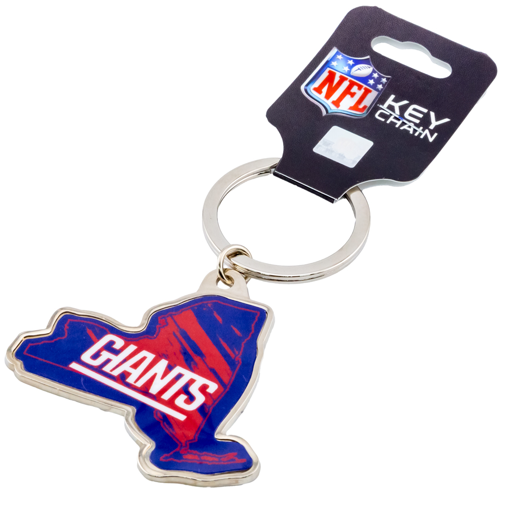 (image for) New York Giants State Shape Keyring